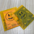 Custom Frosted Eco friendly packaging zip သော့ခတ်အိတ်